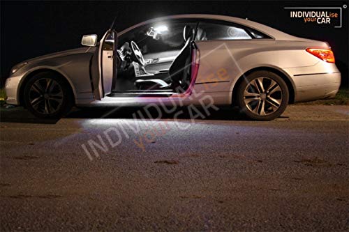 INDIVIDUALise your CAR Innenraumbeleuchtung SET für E-Klasse C207 Coupé Facelift - Pure-White Reinweiß von INDIVIDUALise your CAR