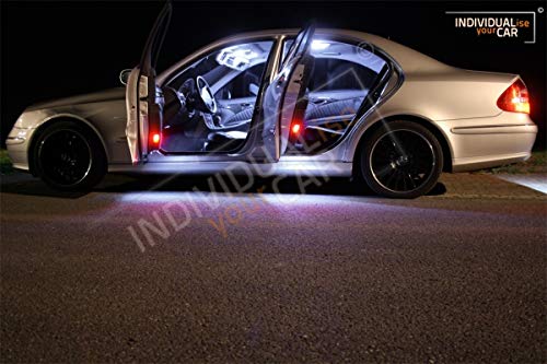 INDIVIDUALise your CAR Innenraumbeleuchtung SET für E Klasse Limousine W211 (Cool-White) Kaltweiß von INDIVIDUALise your CAR