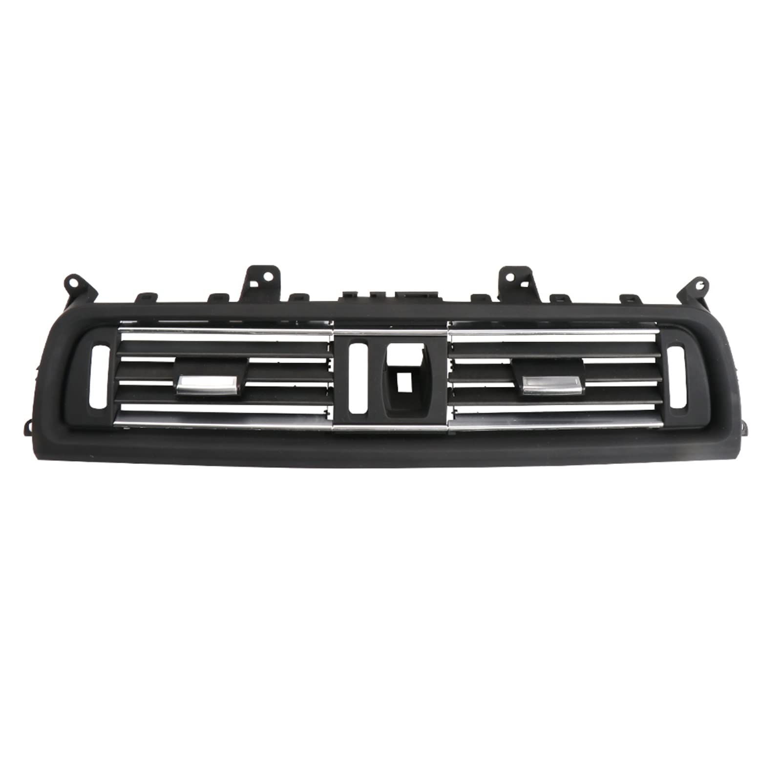 Für BMW 5er F10 F11 Auto Vordere Reihe Mitte/Links/Rechts/Hintere Seite Klimaanlage Lüftungsgitter A/C Wind Outlet Panel Cover Ersatzteil (Color : Middle With Chrome) von IngKe