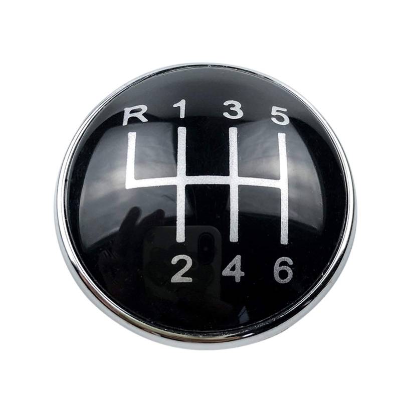 Schaltknauf Griff Schalthebel Emblem Kappenabdeckung Für - A3 S3 8L A4 S4 B6 B7 A6 C6 Für VW Für - B5 3BG B6 B7 CC 3C Für Golf 4 MK4 Für - Für Je&tta (Größe : R123456.) von InkRaz