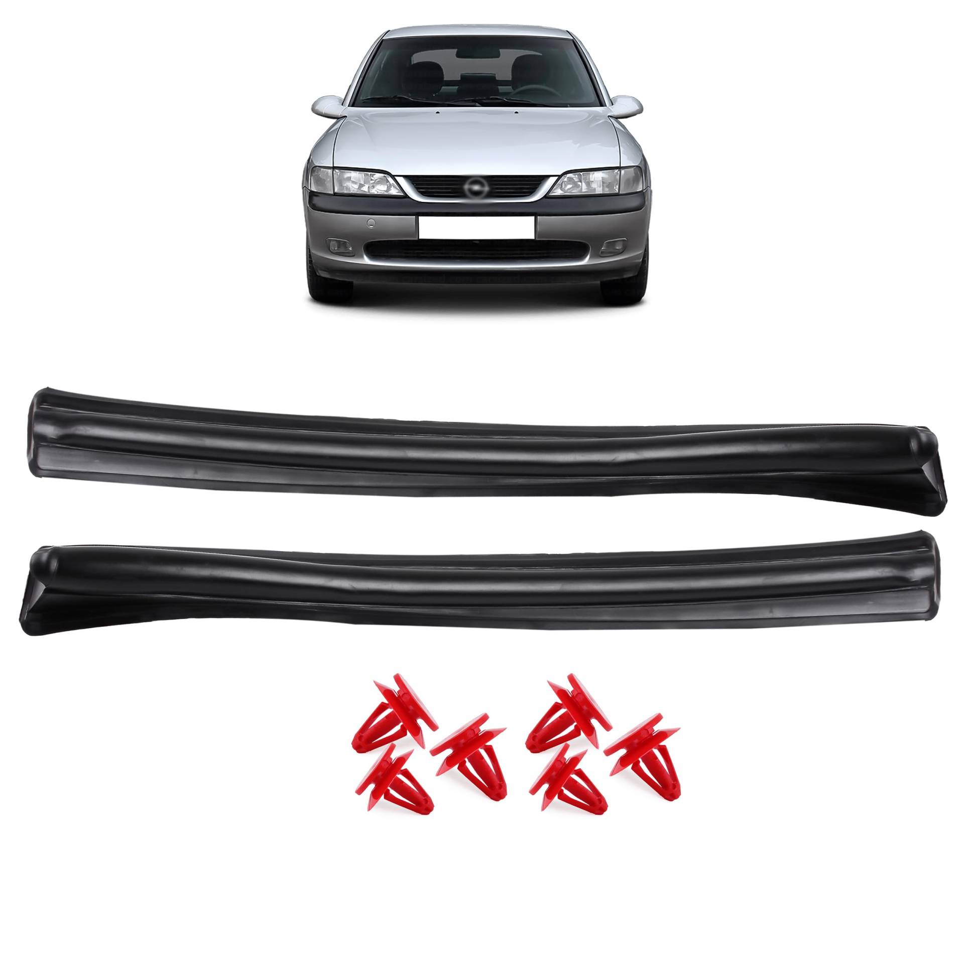 INLY 2 TLG Mittelsäulenabdeckung Rechts + Links kompatibel mit Vectra B 122755 24422458 24422457 122779 (1995-2002) von Inly Parts