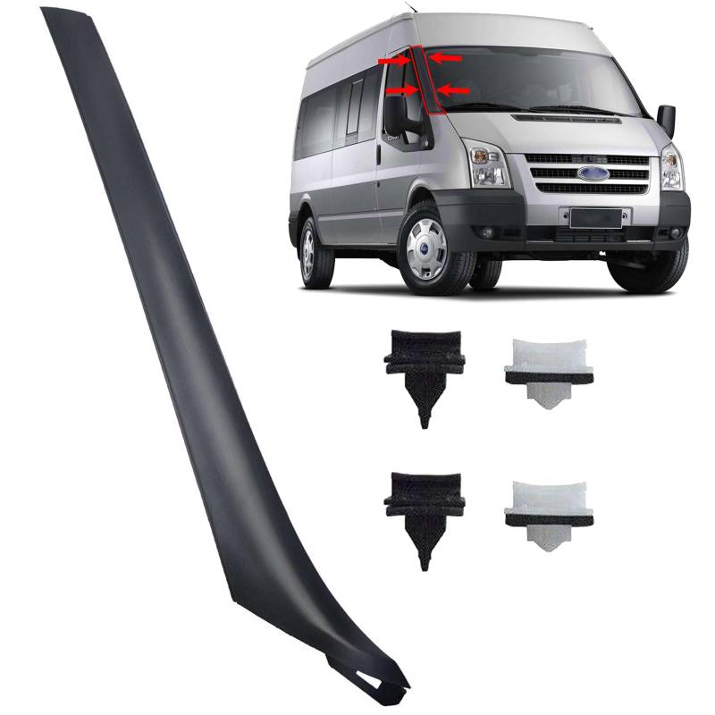 INLY Frontscheibe Windschutzscheibe Zierleiste Rechts kompatibel mit Transit MK7 1589115 1745592 1755017 1470701 1450108 1440080 1381301 1371993 6C11-V03682-AGYYGY (2006-2014) von Inly Parts