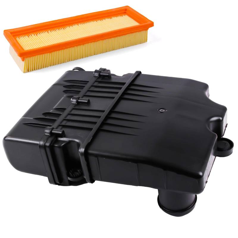 INLY Luftfilterkasten Luftfiltergehäuse Deckel Abdeckung + Luftfilter kompatibel mit Doblo Grande Punto Linea Punto Siena 1.4 51886106 51773400 51805044 51885352 von Inly Parts