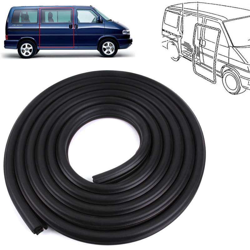 INLY Schiebetürdichtung Gummidichtung Türdichtung kompatibel mit Transporter T4 7D0843791C 705843791A 701843791E (1990-2003) von Inly Parts