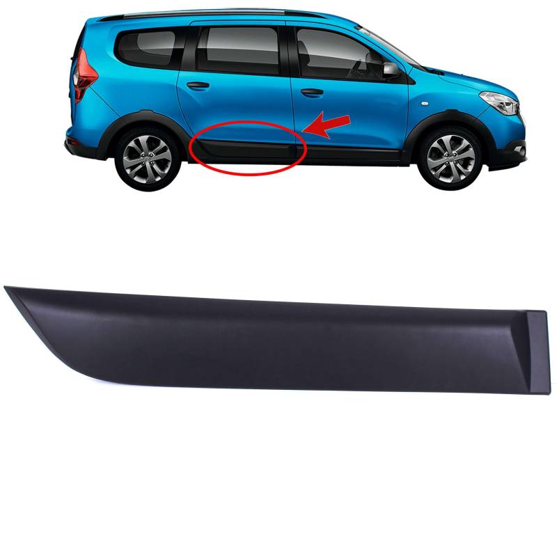 INLY Schutzleiste Zierleiste Seitenleiste Hinten Rechts kompatibel mit Lodgy 828762880R (2012->) von Inly Parts