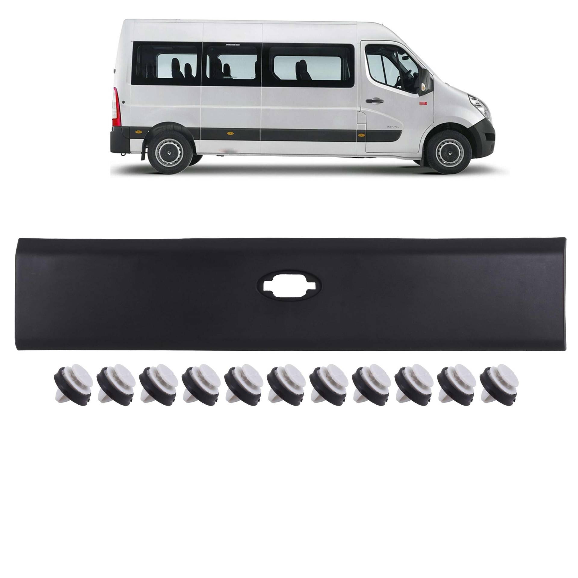 INLY Seitenleiste Zierleiste Schutzleiste Rechts kompatibel mit Master Movano 768F30003R 768F20003R (2010-2024) von Inly Parts