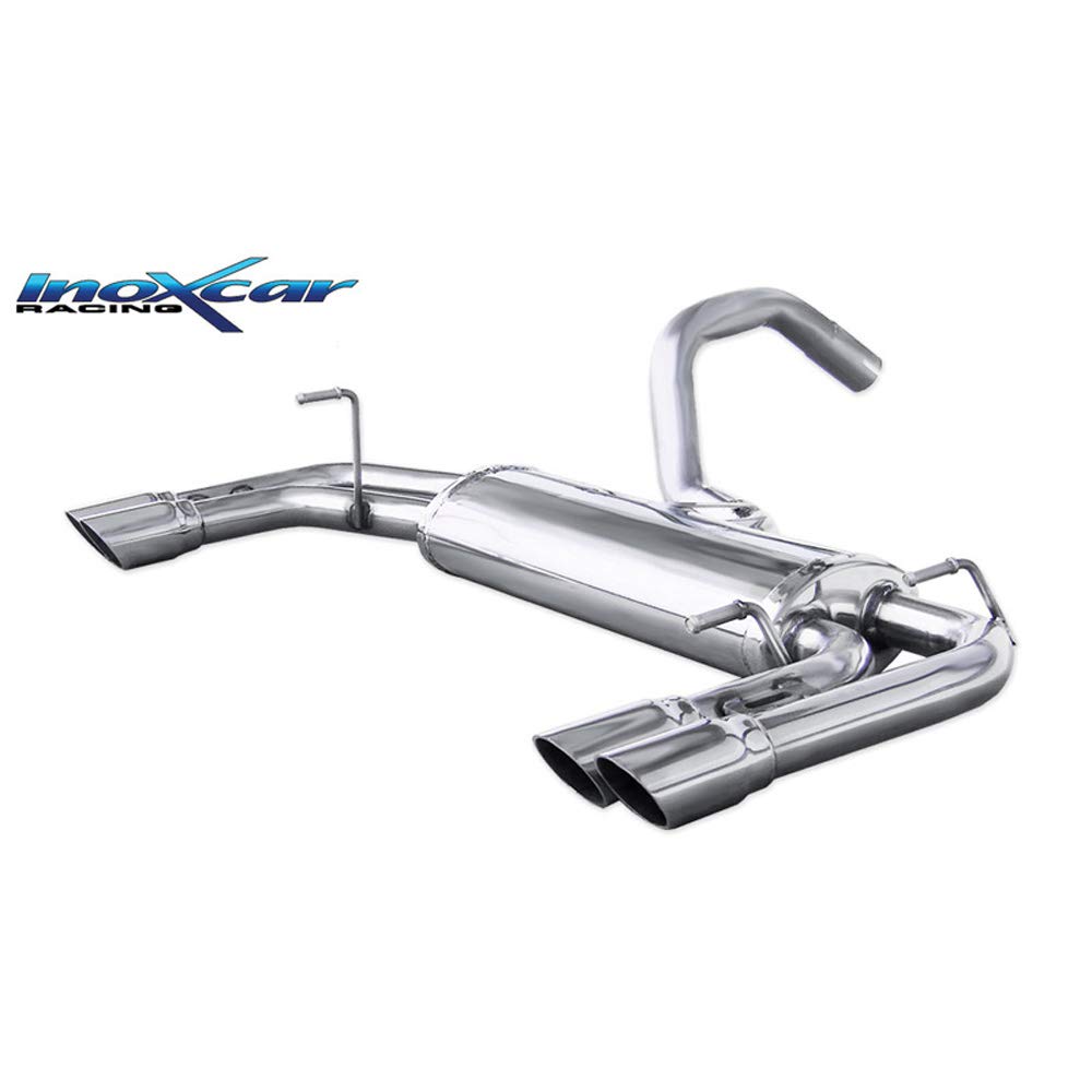 100% Edelstahl Doppelsportauspuff kompatibel mit Abarth 595 160PS 2012-2x60mm Racing 100% Edelstahl Doppelsportauspuff kompatibel mit Abarth 595 160PS 2012-2x60mm Racing von InoXcar