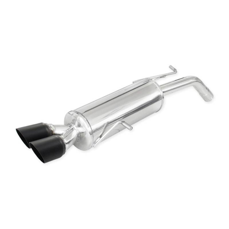 InoXcar 100% Edelstahl Sportauspuff kompatibel mit Peugeot 207 1.6 16V GTI 175PS 2007- Ø 55 2x80mm Ceramic Black von InoXcar
