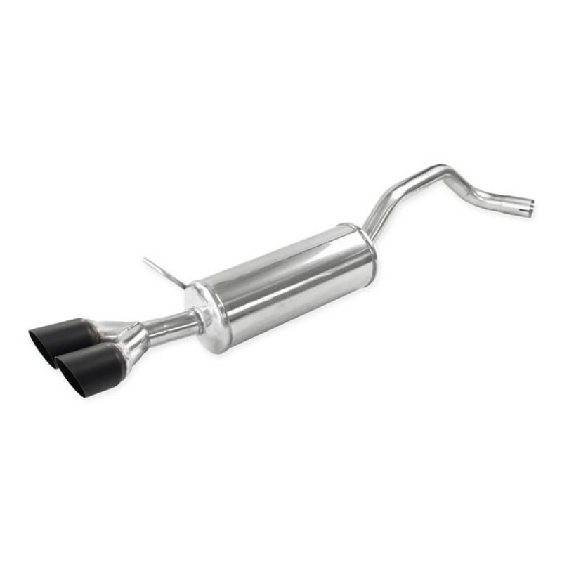 InoXcar 100% Edelstahl Sportauspuff kompatibel mit Seat Ibiza SC (6J) 1.2 Tsi FR 110PS 2015-2x80mm Ceramic Black von InoXcar