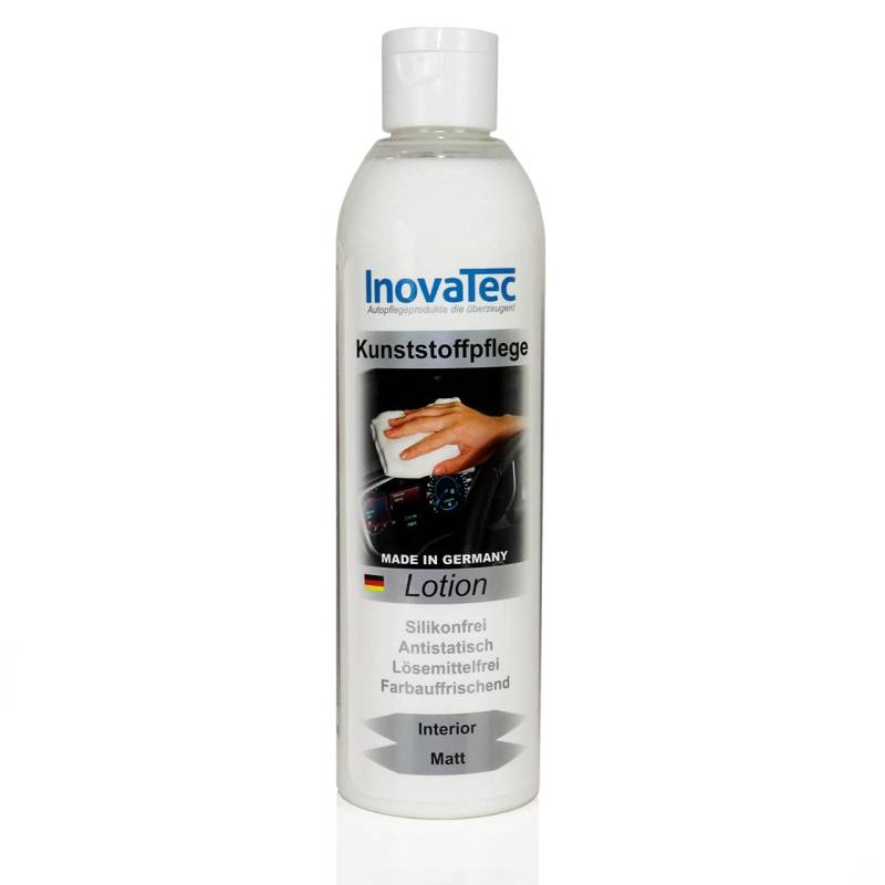 Inovatec Kunststoffpflege Lotion 1L - Schnelle optische Auffrischung und Pflege von Kunststoffteilen innen und außen von Inovatec