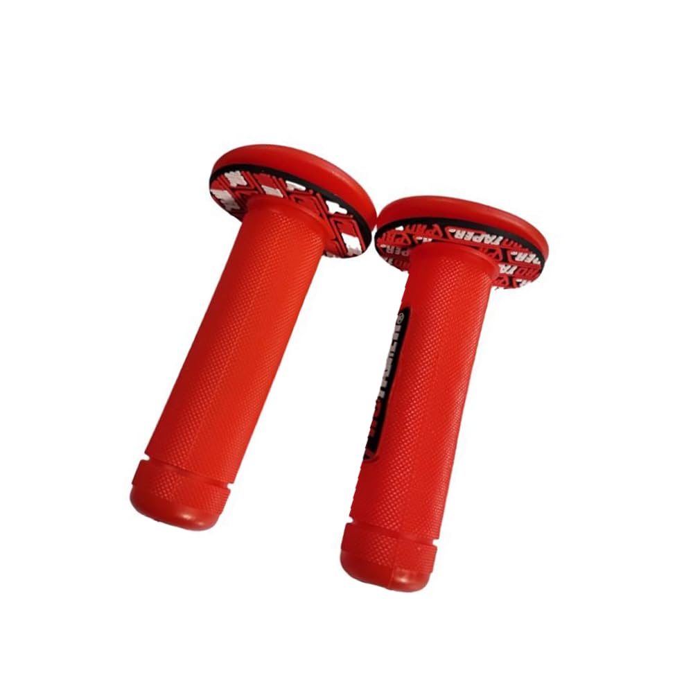 Inovey 22Mm/24Mm Motorrad Lenkergriff Gel Bremsgriff ATV Dirt Bike Griff Gummigriffabdeckung -rot -22mm von Inovey