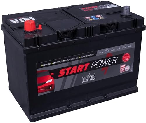 intAct Autobatterie 12V 100Ah 830A, Start-Power 60033GUG, leistungsstarke und zuverlässige PKW Starterbatterie, Maße: 304x173x220mm, Blei-Säure-Batterie in Erstausrüsterqualität von Intact