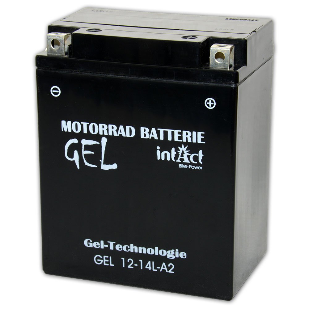 intAct - GEL MOTORRADBATTERIE | Batterie mit +30% Startleistung. Für Roller, Motorrad, Quad | Bike-Power GEL12-14L-A2, CB14L-A2, 51411, 12V Batterie, 14 AH (c20), 250 A (EN) | Maße: 135x91x160mm von Intact