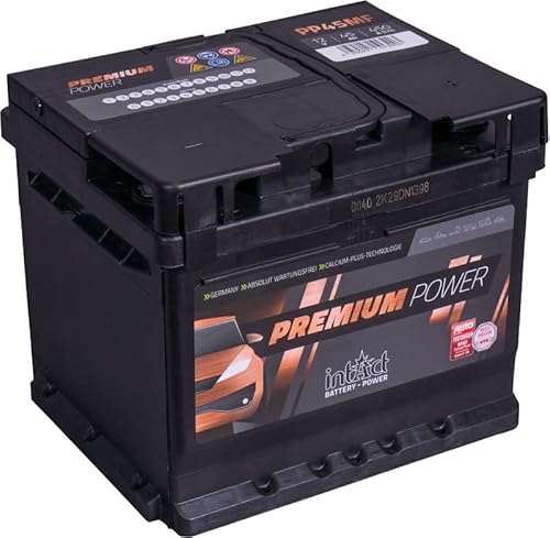 intAct Premium Starterbatterie 12V 45Ah 450A - Autobatterie mit 30% mehr Startleistung und Schnellladetechnik - auslaufsicher und wartungsfrei - Maße (LxBxH): 210x175x175mm, Pluspol rechts intAct Premium Starterbatterie 12V 45Ah 450A - Autobatterie mit 30% mehr Startleistung und Schnellladetechnik - auslaufsicher und wartungsfrei - Maße (LxBxH): 210x175x175mm, Pluspol rechts von Intact