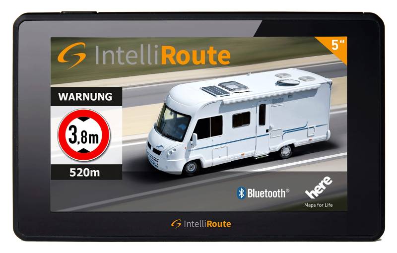 CARGUARD IntelliRoute CA6000 DVR Reisemobil- Navigationssystem mit WLAN-Updates, Rückfahrkamera-IN, Dashcam, Campingplätzen, Stellplätzen, Livestauwarner von IntelliRoute