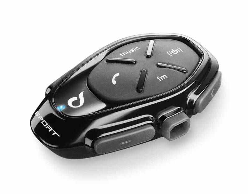 Interphone Sport - Doppelpack - Bluetooth-Kommunikationssystem für Motorräder - Bis zu 4 Reiters, 1Km Reichweite - 20 Std Sprechzeit, 40 Tage Standby-Zeit - Radio Fm - GPS - MP3 - Waterproof von Interphone