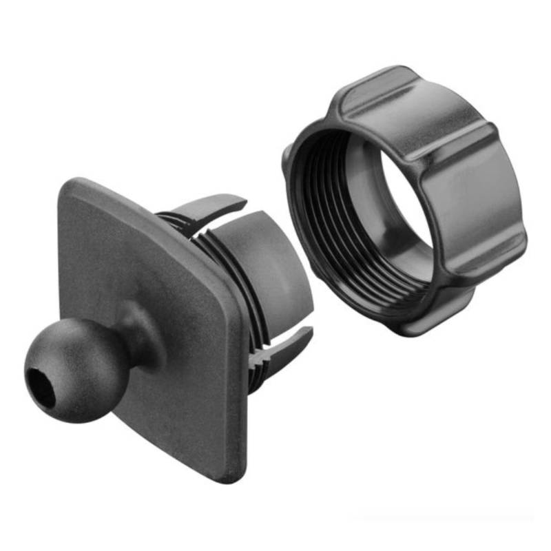 INTERPHONE Cellularline SMADAPTER22 | Ersatzadapter für Rohrlenker – für Rohrlenker, Moto Crab 2022 Halterungen mit 17 mm Kugel, Schwarz von Interphone