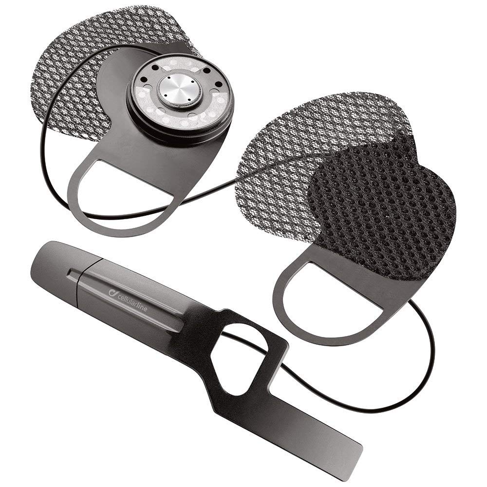 Interphone MICINTERPHOSHO18 Audio Kit für Schuhhelm, Schwarz, M von Interphone