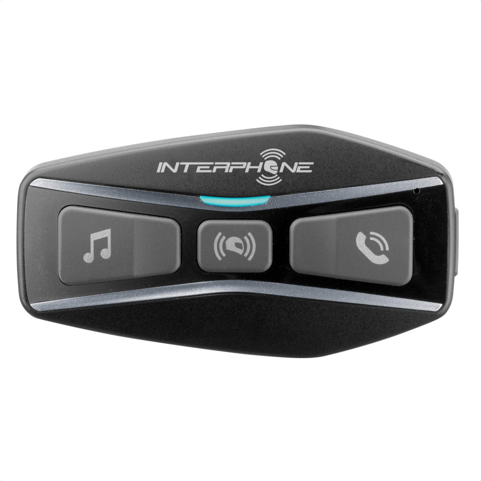 Interphone UCOM4 - Einzelpack - Bluetooth 5.0 Intercom for Motorcycle, Group Use at 4, Distance 1 Km, Autonomy Up to 15 Hours, Mp3, GPS, IP67 Waterproof, Universal, Black Interphone UCOM4 - Einzelpack - Bluetooth 5.0 Intercom for Motorcycle, Group Use at 4, Distance 1 Km, Autonomy Up to 15 Hours, Mp3, GPS, IP67 Waterproof, Universal, Black von Interphone