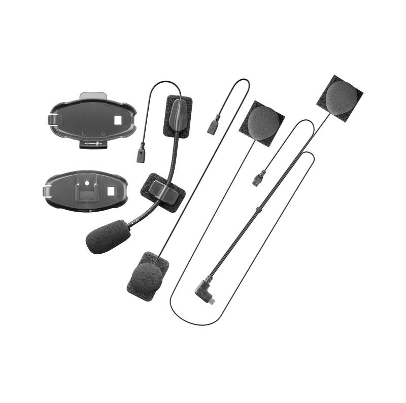 Interphone MICINTERPHOF10 - Ersatz- oder zusätzliches Audio-Set für zweiten Motorradhelm – kompatible Active- und Connect-Produkte von Interphone