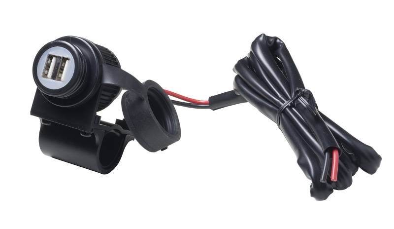 INTERPHONE Motorrad USB-Doppelstecker - 150 cm langes Kabel von Interphone