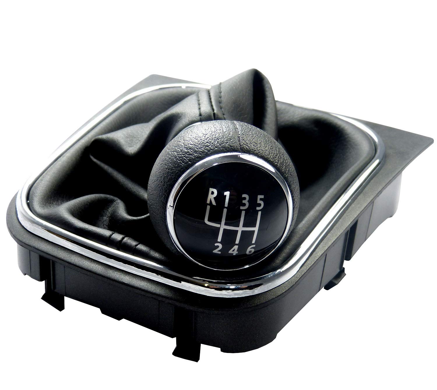 L & P Car Design L&P A256 Schaltsack Schaltmanschette Schwarz Schaltknauf 6 Gang kompatibel mit VW Golf 5 V Golf 6 VI Rahmen Komplettset Knauf Plug Play Ersatzteil für 1K0711113 5K0711113 1K8711113 L & P Car Design L&P A256 Schaltsack Schaltmanschette Schwarz Schaltknauf 6 Gang kompatibel mit VW Golf 5 V Golf 6 VI Rahmen Komplettset Knauf Plug Play Ersatzteil für 1K0711113 5K0711113 1K8711113 von L & P Car Design