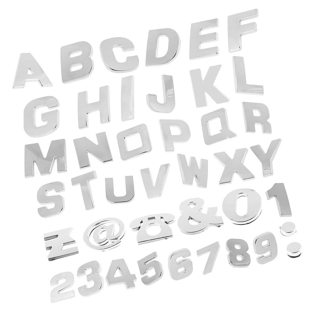 Inzopo 200 Stück Chrom Auto Emblem Aufkleber Alphabet Buchstaben Zahlen Symbol Aufkleber Inzopo 200 Stück Chrom Auto Emblem Aufkleber Alphabet Buchstaben Zahlen Symbol Aufkleber von Inzopo