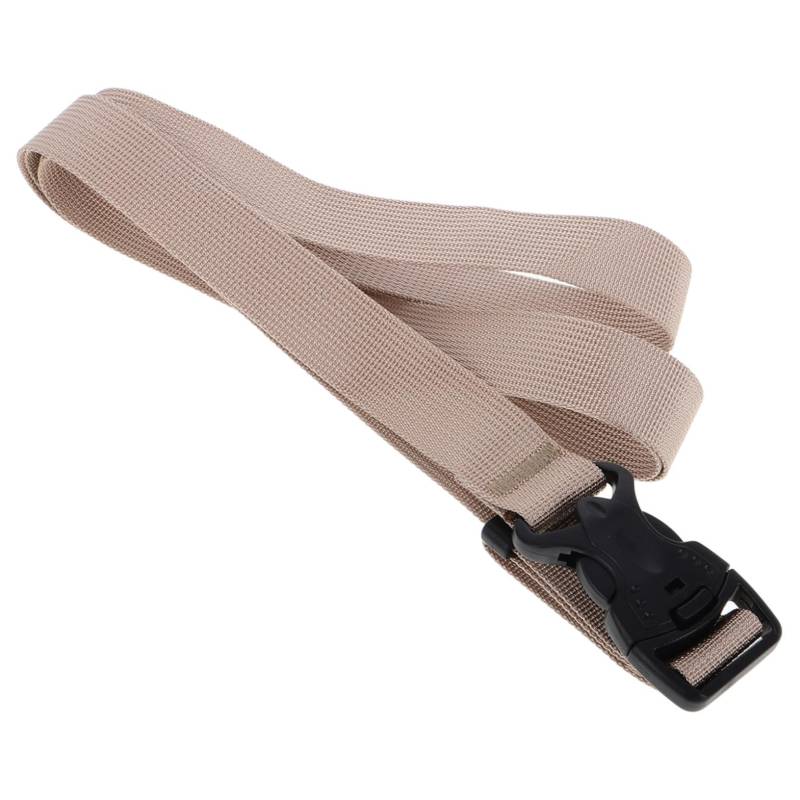 Ipetboom Gepäckbindegurtband Mit Schnalle Rucksack Mit Brustgurt Rucksackgurte Gepäckgurtband Greener Gepäckgurt Gepäckhaken Und Gürtel Hellbraun Polyester von Ipetboom