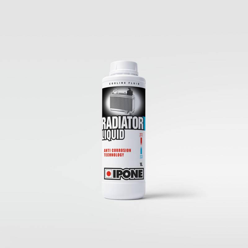 IPONE – Kühlflüssigkeit für Motorräder – Radiator Liquid – Frostschutz bis -38°C – Korrosionsschutz – Gebrauchsfertig – 1 Liter Kanister von IPONE