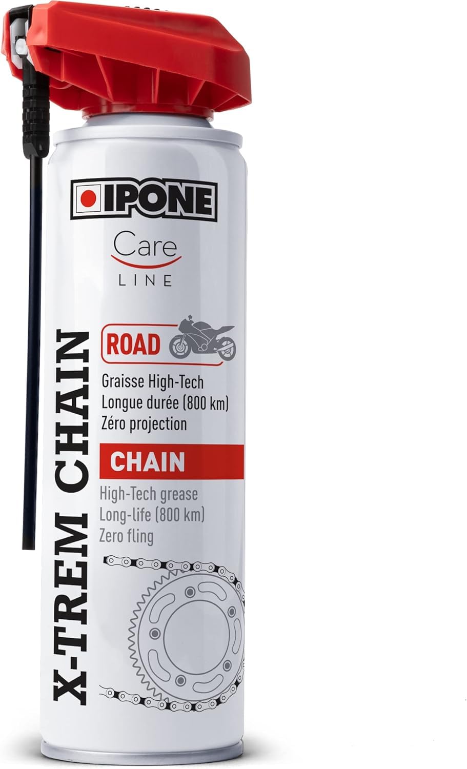 IPONE – X-Trem Chain Road Kettenspray für Straßenmotorräder – Langanhaltender Schutz bis 800km – Flächendeckende Zerstäubung – 250ml Sprühflasche mit Spezial-Zerstäuberkopf IPONE – X-Trem Chain Road Kettenspray für Straßenmotorräder – Langanhaltender Schutz bis 800km – Flächendeckende Zerstäubung – 250ml Sprühflasche mit Spezial-Zerstäuberkopf von IPONE