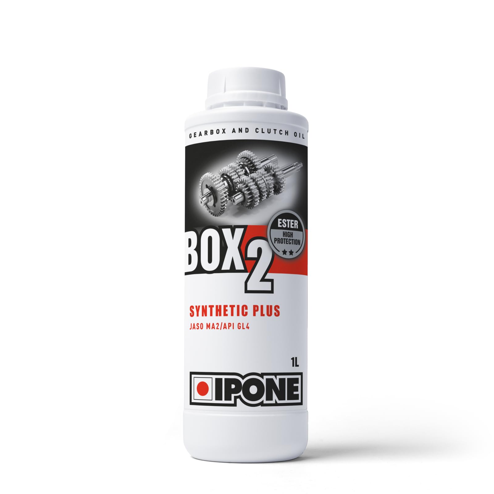 IPONE – Getriebeöl für Motorräder – Box 2 – Teilsynthetisch auf Esterbasis – High Performance – Für Schaltgetriebe mit Nasskupplung – 1 Liter Kanister IPONE – Getriebeöl für Motorräder – Box 2 – Teilsynthetisch auf Esterbasis – High Performance – Für Schaltgetriebe mit Nasskupplung – 1 Liter Kanister von IPONE