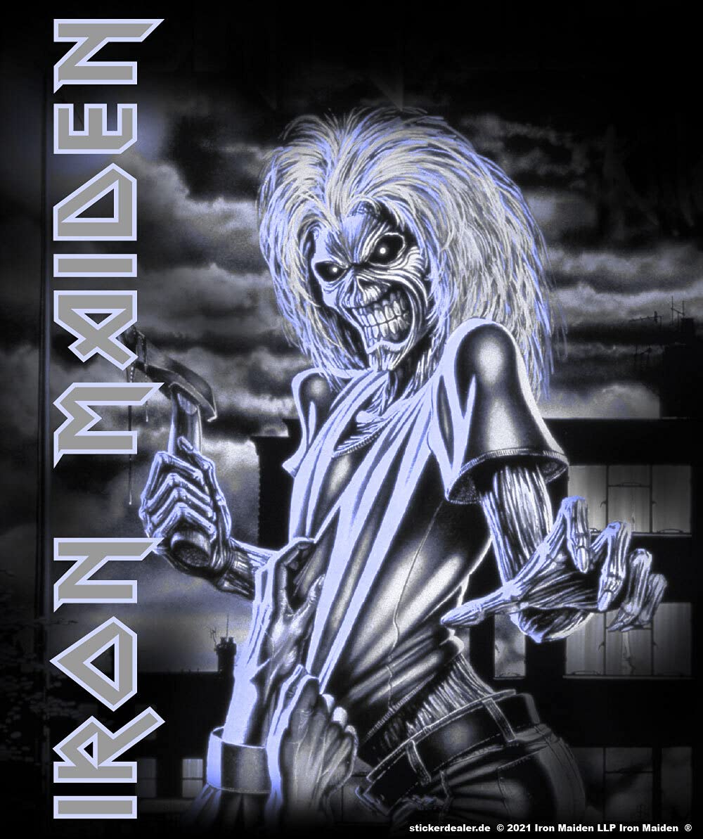 Iron Maiden Aufkleber Killer Band Musik Heavy Metal Sticker England ca. 10x12 cm von Iron Maiden