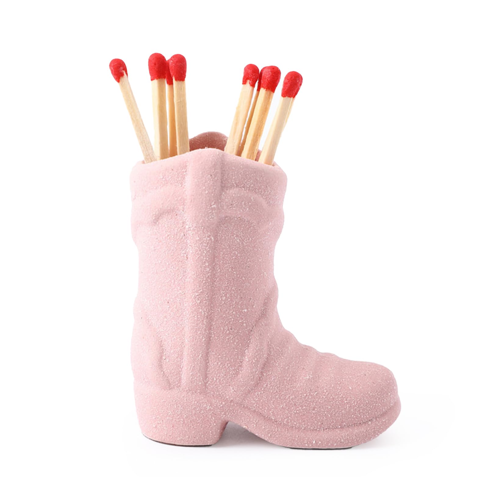 Long Matchs Holder, Cowboy Boot Match Holder, Lovely Ceramic Boot Match Storager with Striker, Matchs Organizer Accessory for Bathroom Bedroom Kitchen Pink Long Matchs Holder, Cowboy Boot Match Holder, Lovely Ceramic Boot Match Storager with Striker, Matchs Organizer Accessory for Bathroom Bedroom Kitchen Pink von Irrun
