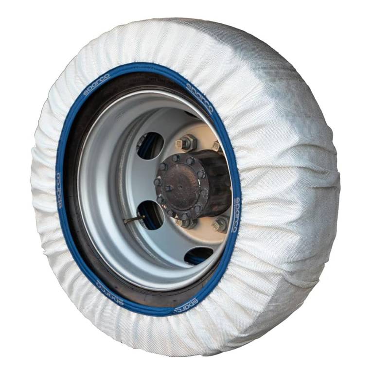 ISSE Snow Truck Chains T-78, Truck Snow Textile Chains - Omologate EN 16662-1 LKW-Ketten für den täglichen Einsatz auf Schnee und Eis - 2er-Set von Isse