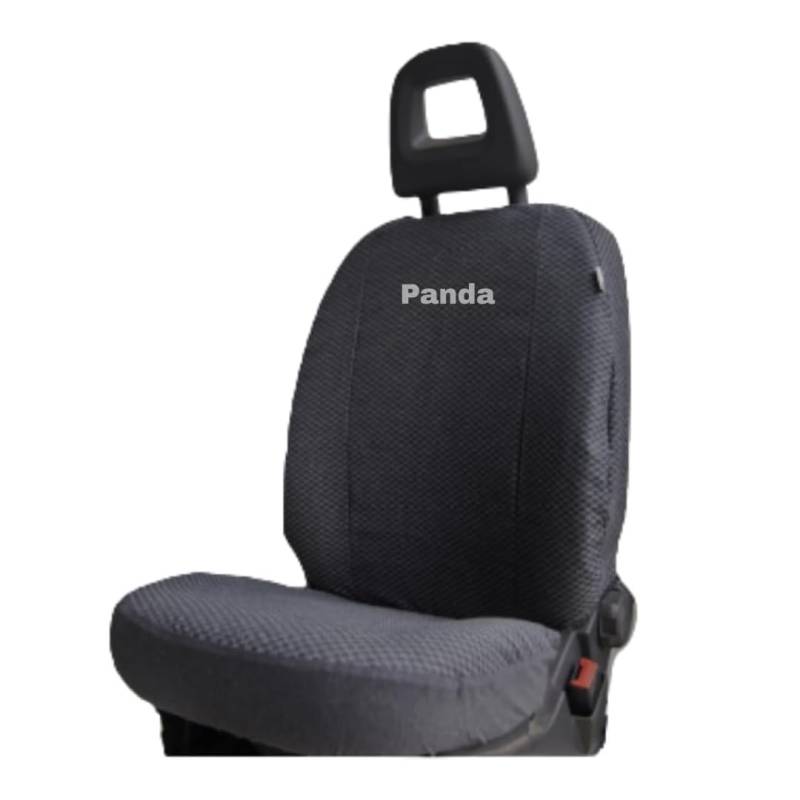 Italfodere - Autozubehör - Passgenaue Autositzbezüge für Fiat Panda 2003-2011 II Serie - vorne und hinten - aus Baumwolle - einfach zu installieren - handgefertigt - Made in Italy - Anthrazit18 von Italfodere