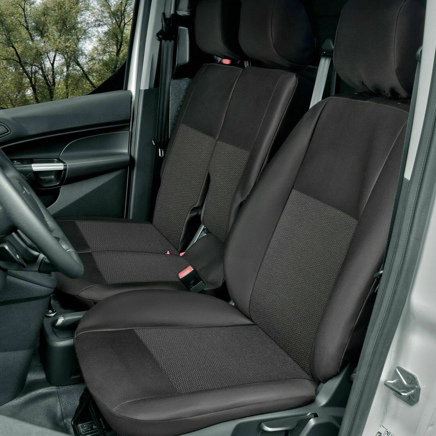 Kompatibel mit Ford Transit Connect 3-Sitzer, anthrazit von Italfodere