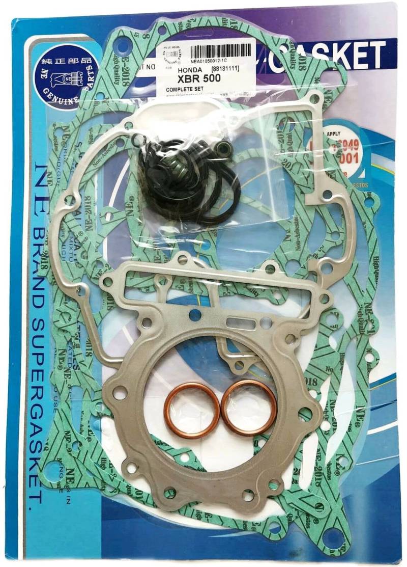 Motordichtsatz Dichtsatz komplett Gasket Set für HONDA NX 500 XBR 500 XR 500 R von ItalyRacing