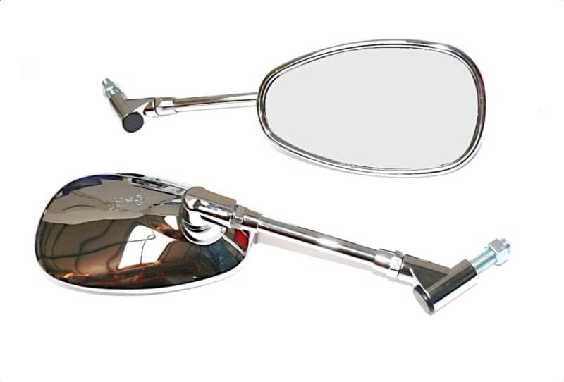 Spiegel Paar CHROM VS,VL,VZ 800/1400/1500/1800 Intruder, LS 650 Mirror set von ItalyRacing