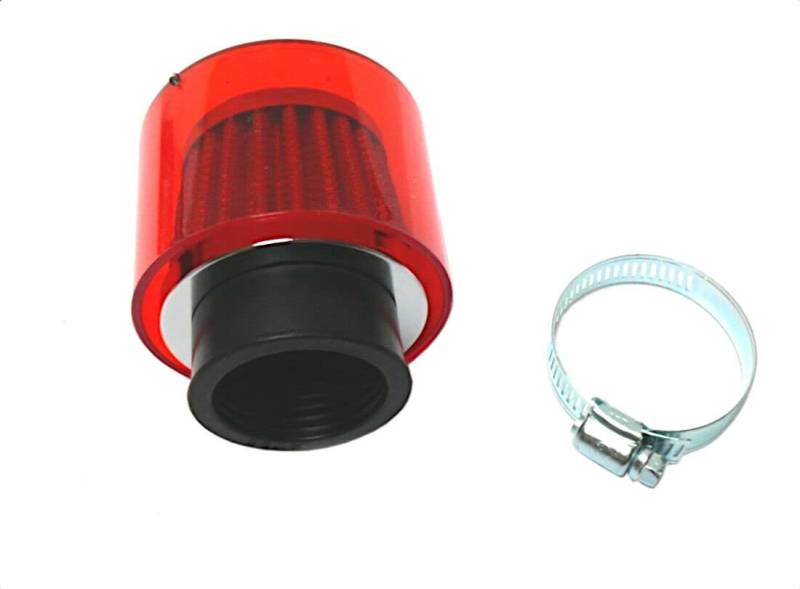 Tuning Sportluftfilter + Spritzschutz Luftfilter Rot ?:38mm ware von ItalyRacing
