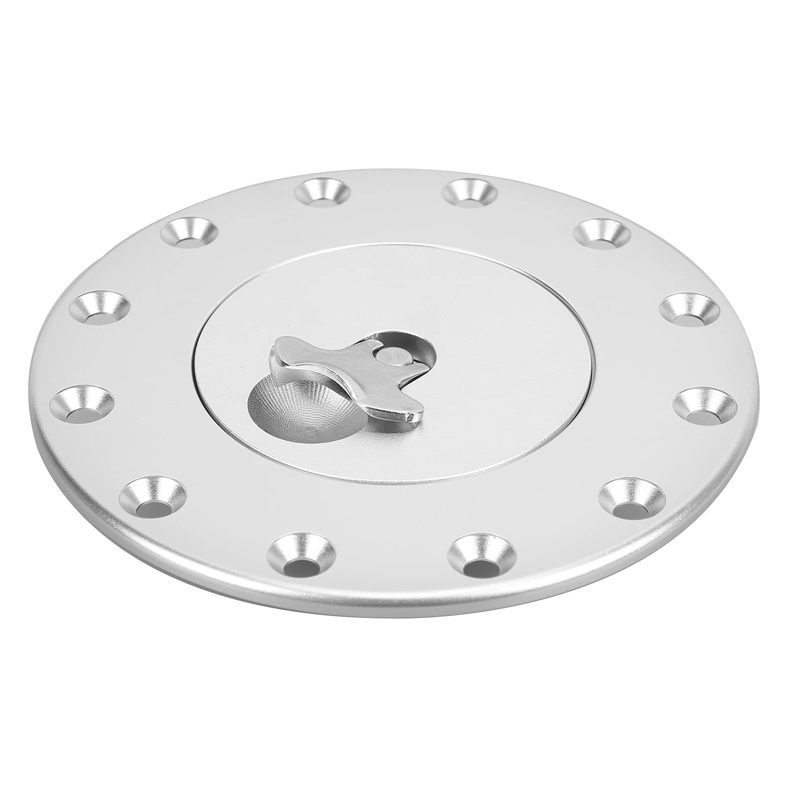 12 Brennstoffzellen-Drehverschlussdeckel für Öl- und Gastanks, Unterputzmontage mit Installationszubehör für Bau/Austausch, aus Metall, 77 Mm 12 Brennstoffzellen-Drehverschlussdeckel für Öl- und Gastanks, Unterputzmontage mit Installationszubehör für Bau/Austausch, aus Metall, 77 Mm von Itonash