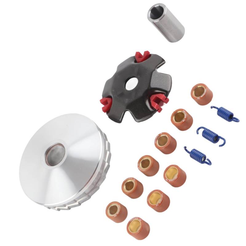 Itonash 15-teiliges Racing-Variator-Kit mit Hochwertigen Motorradkomponenten für – GY6 Racing Performance, Geeignet für Austausch, Überholung, Reparatur, Modifikation von Itonash