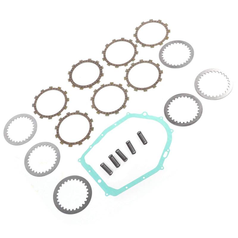 Komplettes Kupplungs-Kit mit Dichtung, Heavy-Duty-Quellen für Warrior 350 1987-2004, Hergestellt aus Aluminiumlegierung + Papier, OEM: 1030680044 1030660002 Zum Ersatz von Itonash