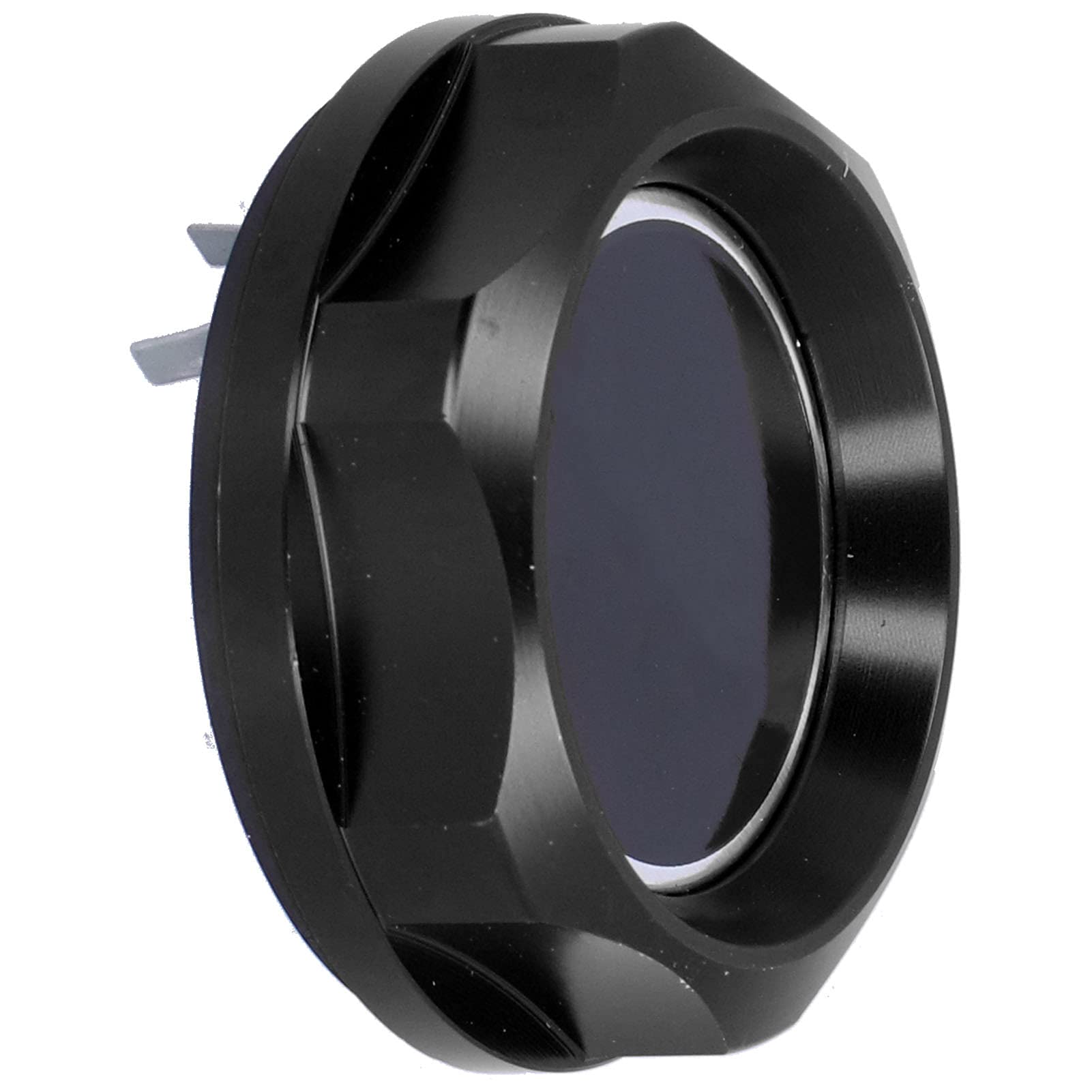 Öleinfülldeckel Motoröldeckel, Aluminiumlegierung Eloxiert, Ersatzzubehör, Öldeckel mit Drehverschluss (A (schwarz)) von Itonash