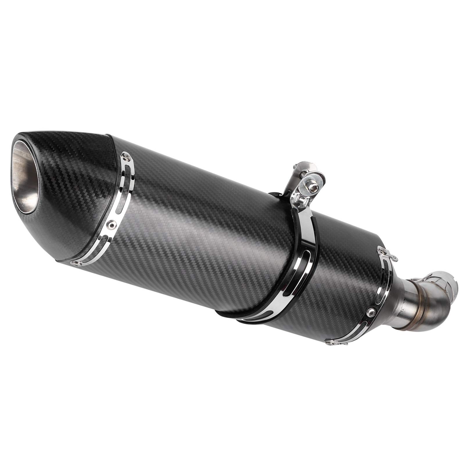 Slip-On-Auspuff, Kohlefaser-Schalldämpfer + Mid-Pipe-Kit für YZF-R3 R25 2015-2018 mit Motorradabgasenanlage Slip-On-Auspuff, Kohlefaser-Schalldämpfer + Mid-Pipe-Kit für YZF-R3 R25 2015-2018 mit Motorradabgasenanlage von Itonash