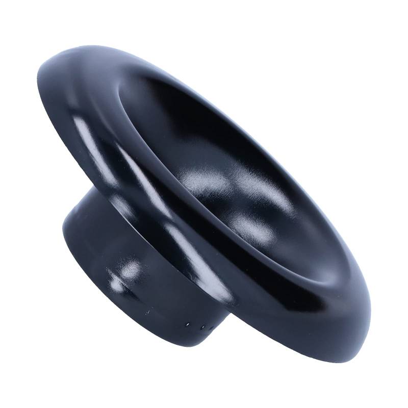 Turbo -Horn -Adapter, CNC Bearbeitetes Aluminium, Kalte Luftaufnahme, Resistente und Einfache Installation, Turbo -Horn -Einlassdekoration für die Einlassdekoration (Schwarz) von Itonash
