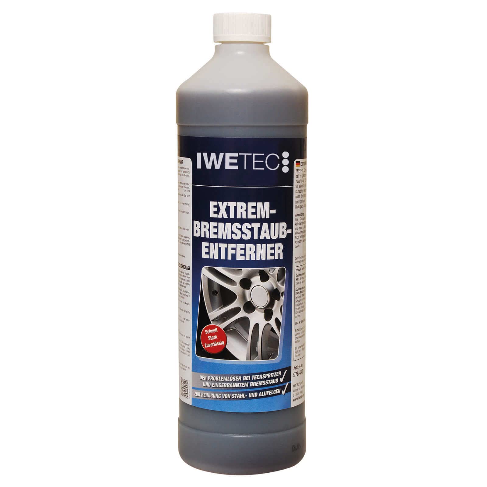 Felgenreiniger Iwetec Extrem Bremsstaubentferner 1L Konzentrat Felgenreiniger Iwetec Extrem Bremsstaubentferner 1L Konzentrat von IWETEC