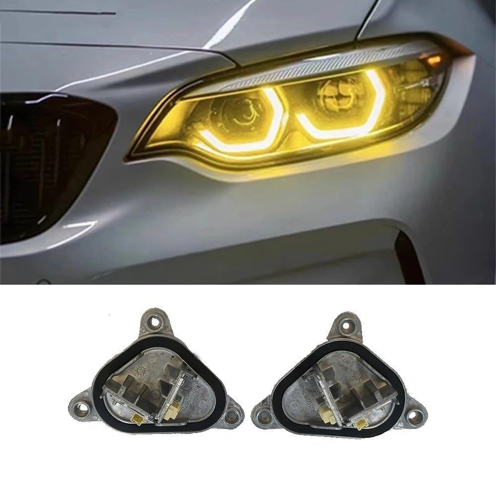Autoscheinwerfer, zitronengelb, Angel Eyes für BMW M2 2er-Serie, DRL, mehrfarbig, LED F22, F23, F87, LCI Tagfahrlicht, 63117494851, 63117494852, Scheinwerfer Autoscheinwerfer, zitronengelb, Angel Eyes für BMW M2 2er-Serie, DRL, mehrfarbig, LED F22, F23, F87, LCI Tagfahrlicht, 63117494851, 63117494852, Scheinwerfer von Ixaundd