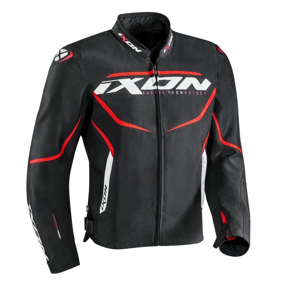 IXON Motorradjacken Sprinter Schwarz/Rot, Schwarz/Rot, M von IXON