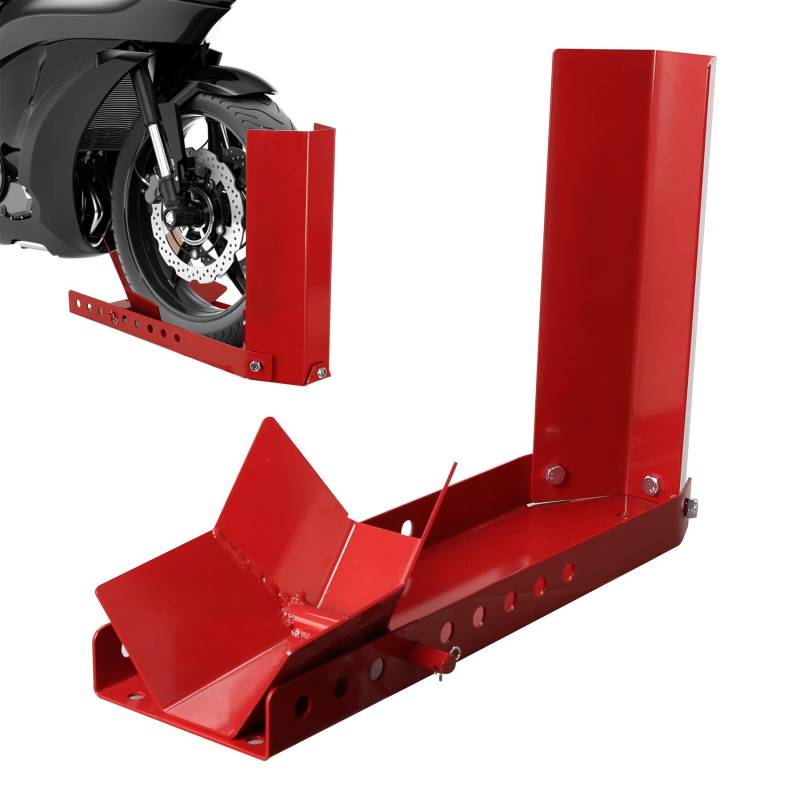 Izrielar Motorrad vorne Vorderradklemme Radwippe Motorradwippe Motorradklemme Radhalterung Wippe für Anhänger Vorderrad Transportständer, 1 STK von Izrielar