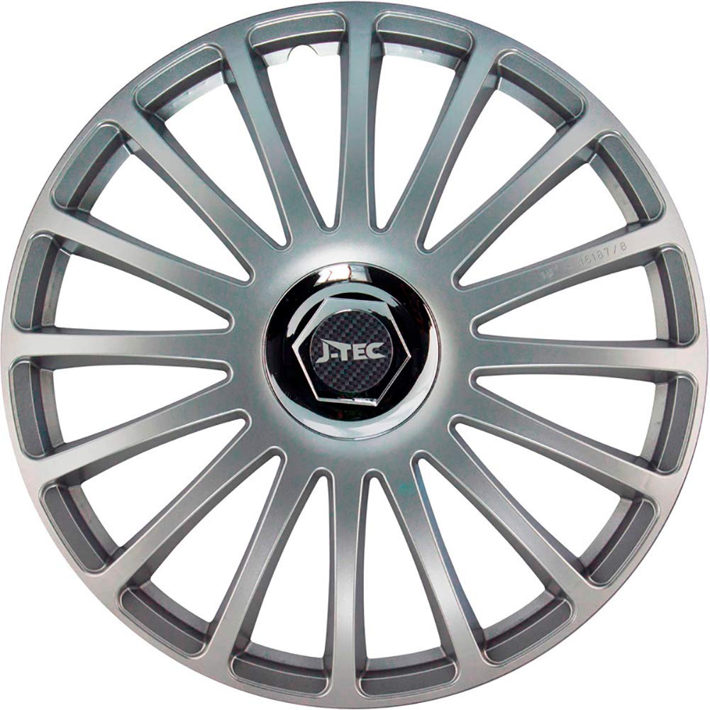 Satz J-Tec Radzierblenden Grand Prix SR 13-Zoll Silber + Chrom Ringe Satz J-Tec Radzierblenden Grand Prix SR 13-Zoll Silber + Chrom Ringe von AUTO-STYLE